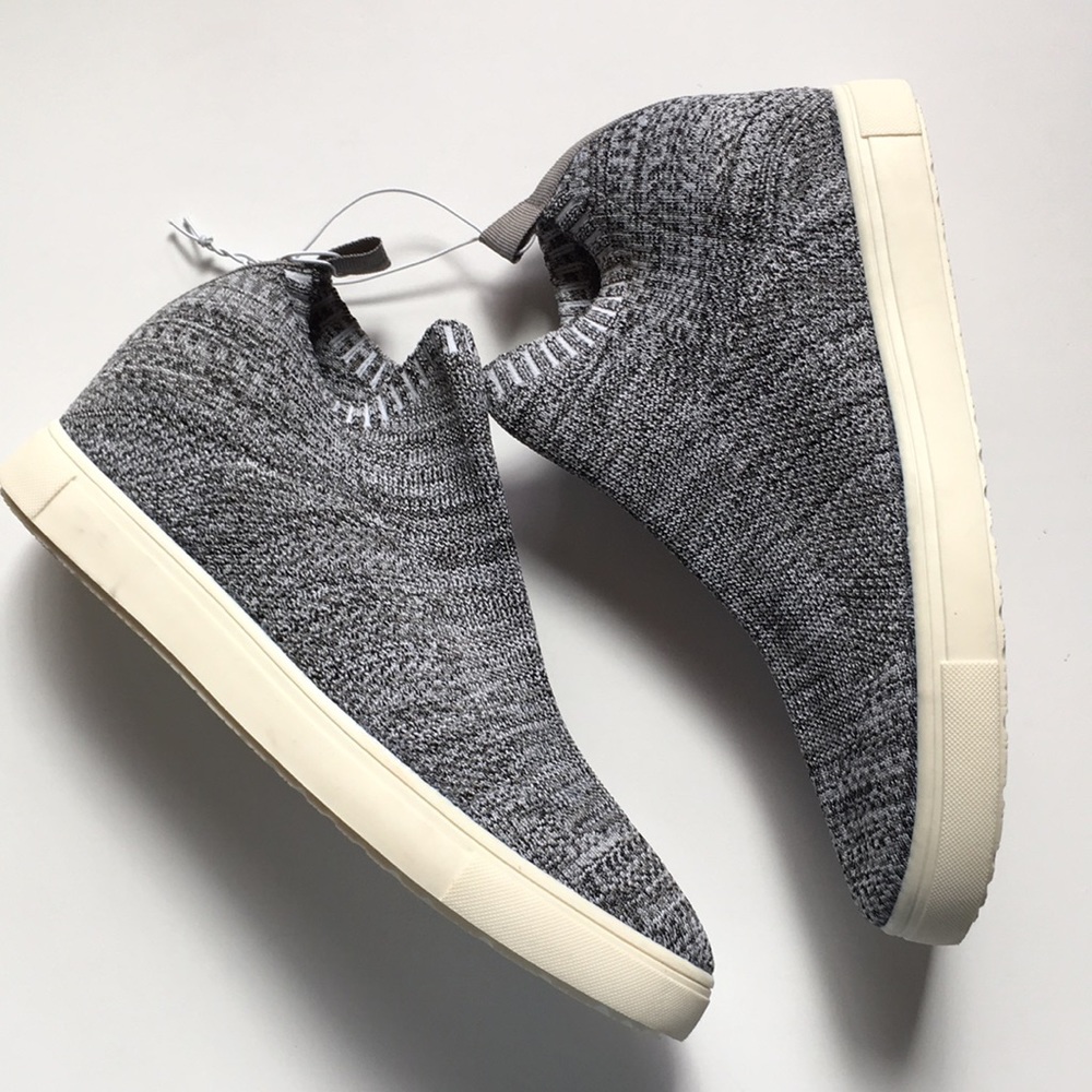 Mossimo Shyla Knit Sock Top High Top Sneakers New - Picture 4 of 5